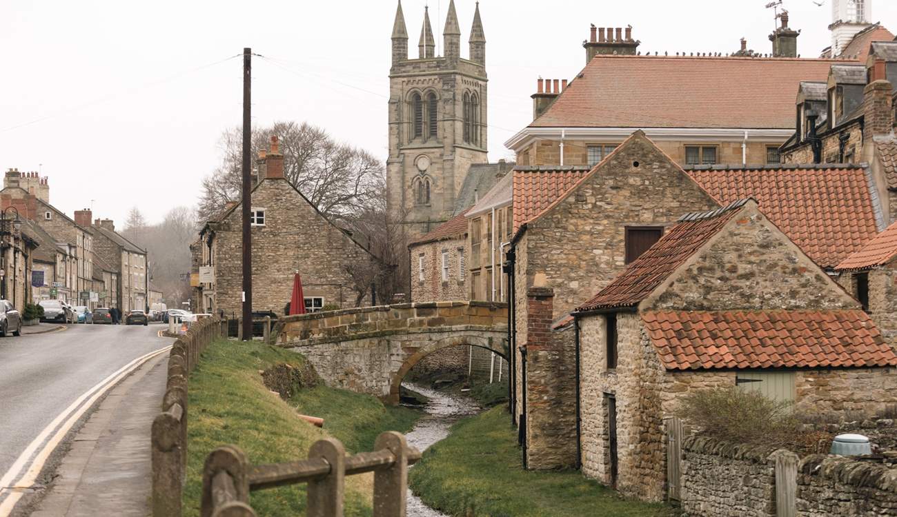 Dip your feet in the stream. 