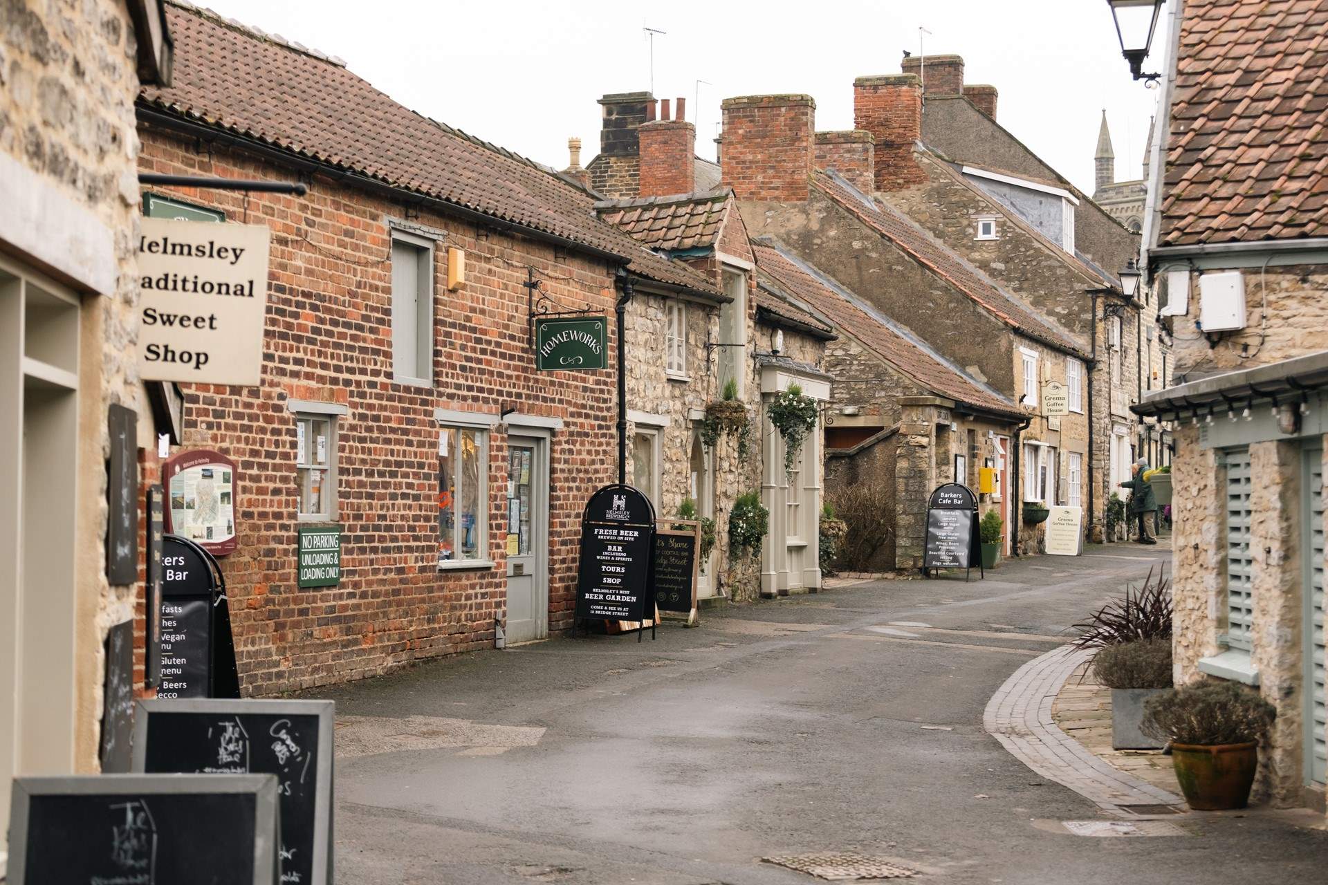 You can get all the vintage sweets in the old sweet shop, just look at the gorgeous old buildings too. 