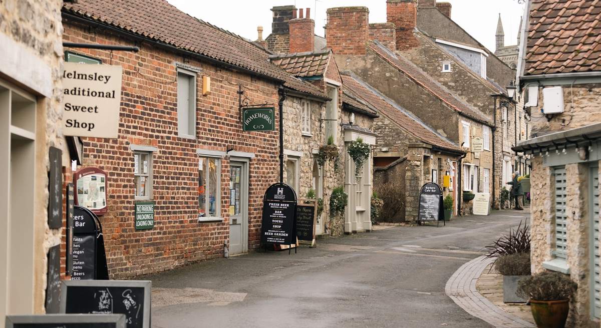 You can get all the vintage sweets in the old sweet shop, just look at the gorgeous old buildings too. 