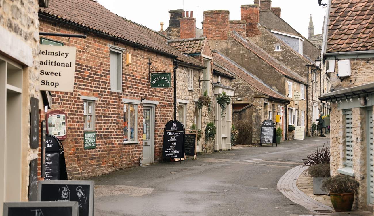 You can get all the vintage sweets in the old sweet shop, just look at the gorgeous old buildings too. 