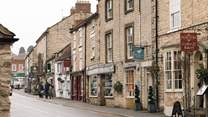 The market square is filled with independent shops, galleries, restaurants and cafes.