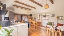 The open plan living area is a welcoming space.