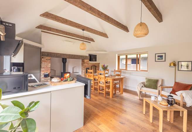 The open plan living area is a welcoming space.