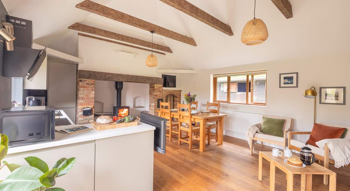 The open plan living area is a welcoming space.