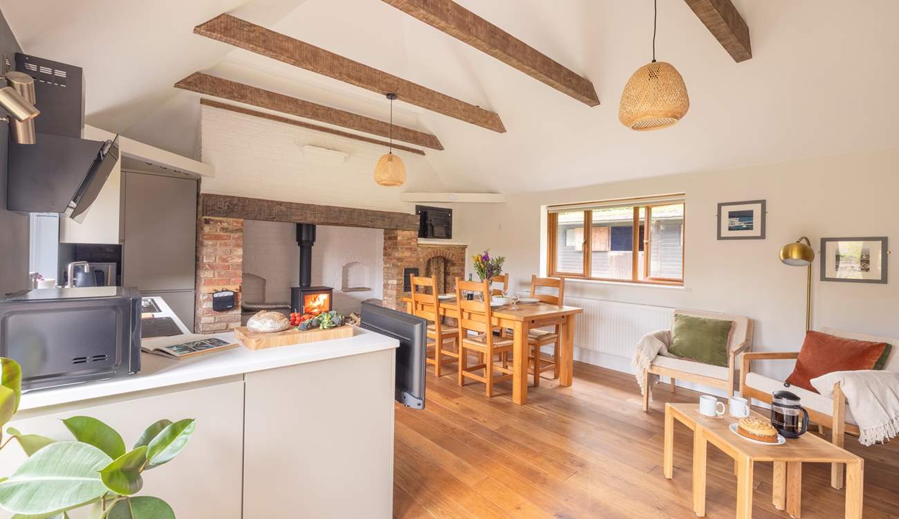 The open plan living area is a welcoming space.