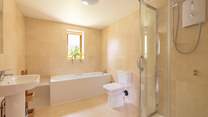 The family bathroom.