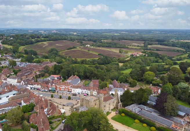 Visit the medieval town of Battle with its beautiful Abbey and Battlefield.