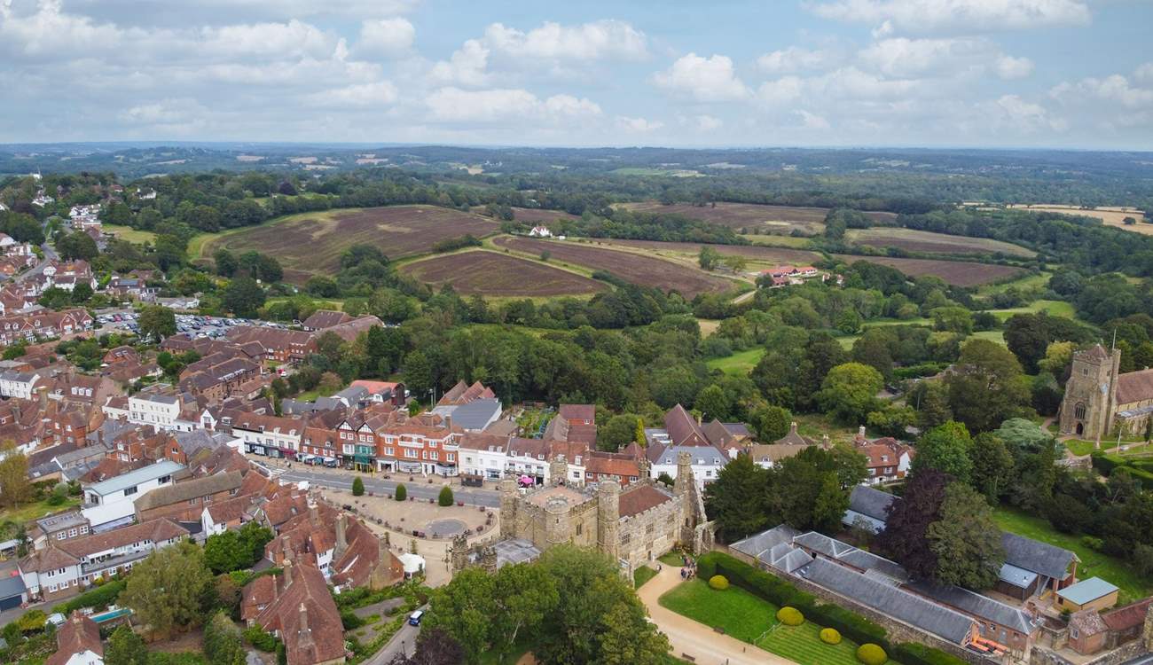 Visit the medieval town of Battle with its beautiful Abbey and Battlefield.