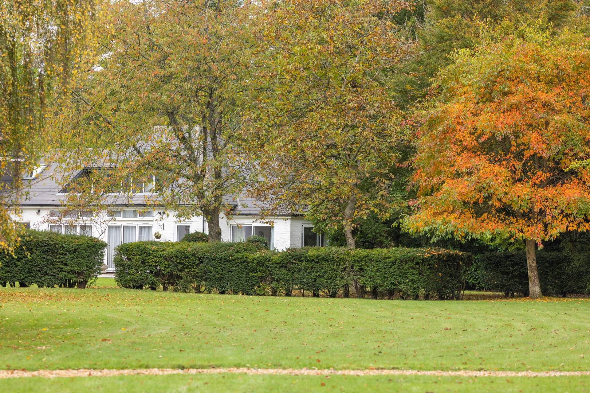 The gardens look beautiful anytime of year.