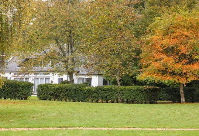 The gardens look beautiful anytime of year.