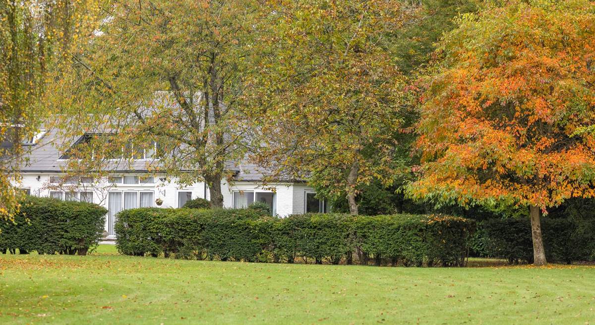 The gardens look beautiful anytime of year.