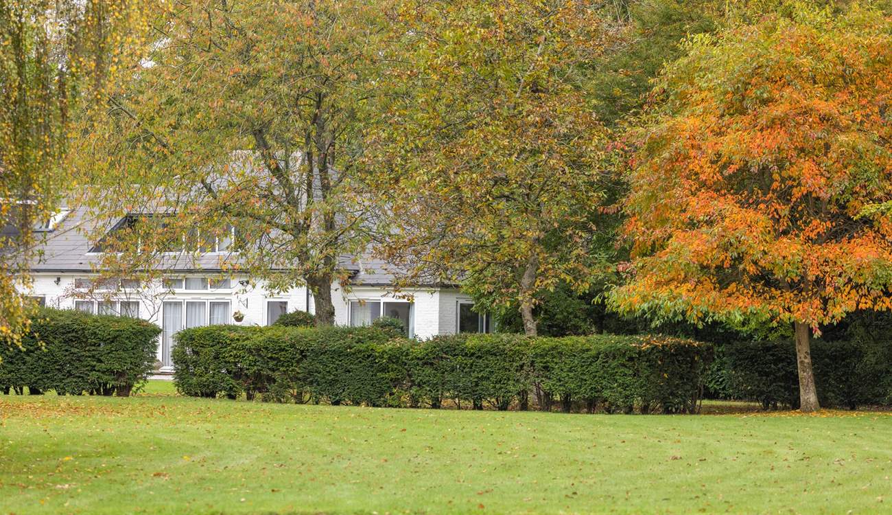 The gardens look beautiful anytime of year.