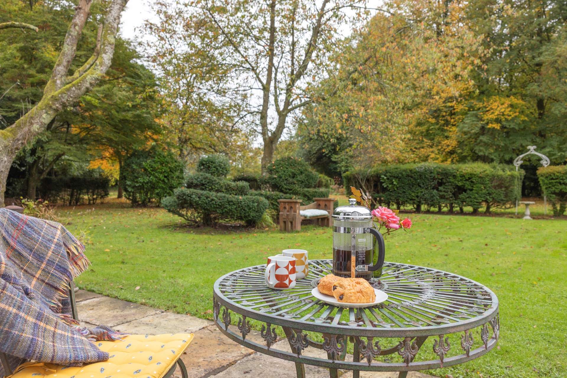 The perfect spot for a morning coffee.