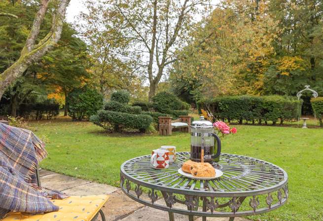 The perfect spot for a morning coffee.