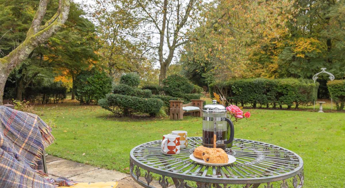 The perfect spot for a morning coffee.