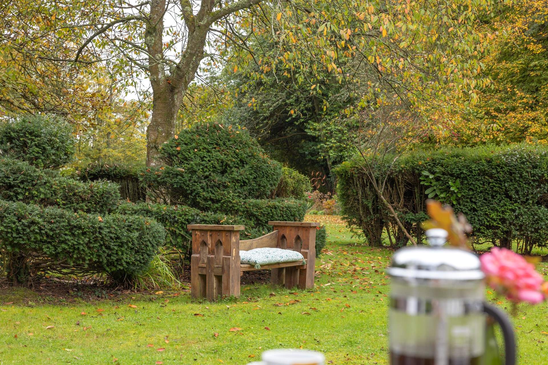 With some nice seating areas.