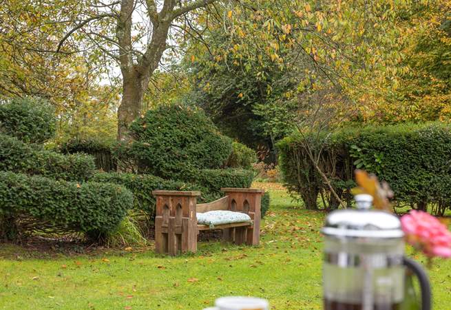 With some nice seating areas.