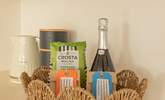 A lovely welcome hamper awaits which includes home-made treats for your four-legged friends. - Thumbnail Image