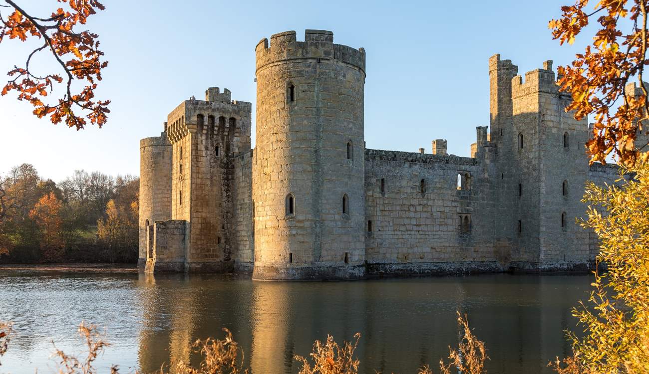 Enjoy a trip to Bodiam Castle.