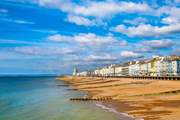 Pack your swimming things and head to the beach at St Leonards-on-Sea.