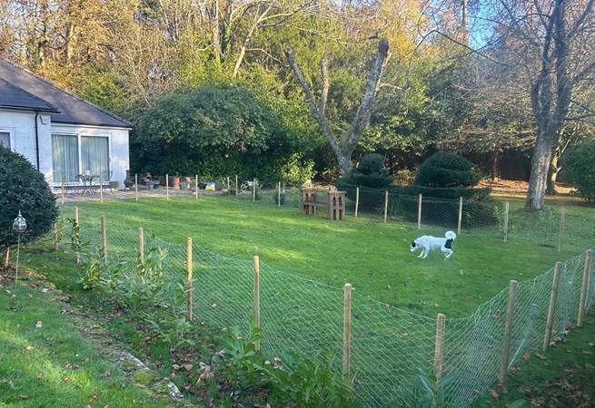 There is now a newly enclosed area immediately in front of the property, handy if you are bringing a dog.