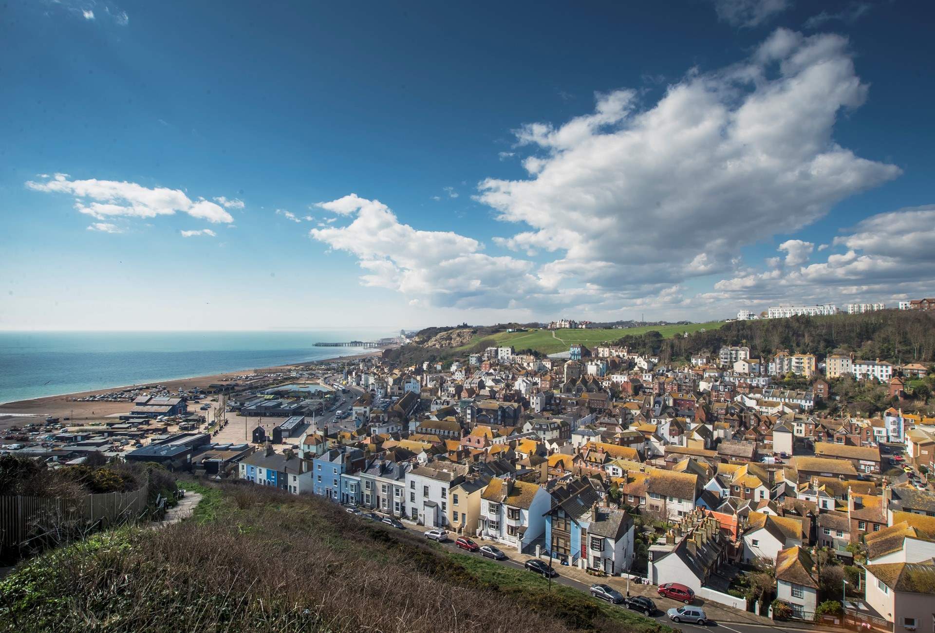 Visit Hastings Old Town, a charming coastal gem.