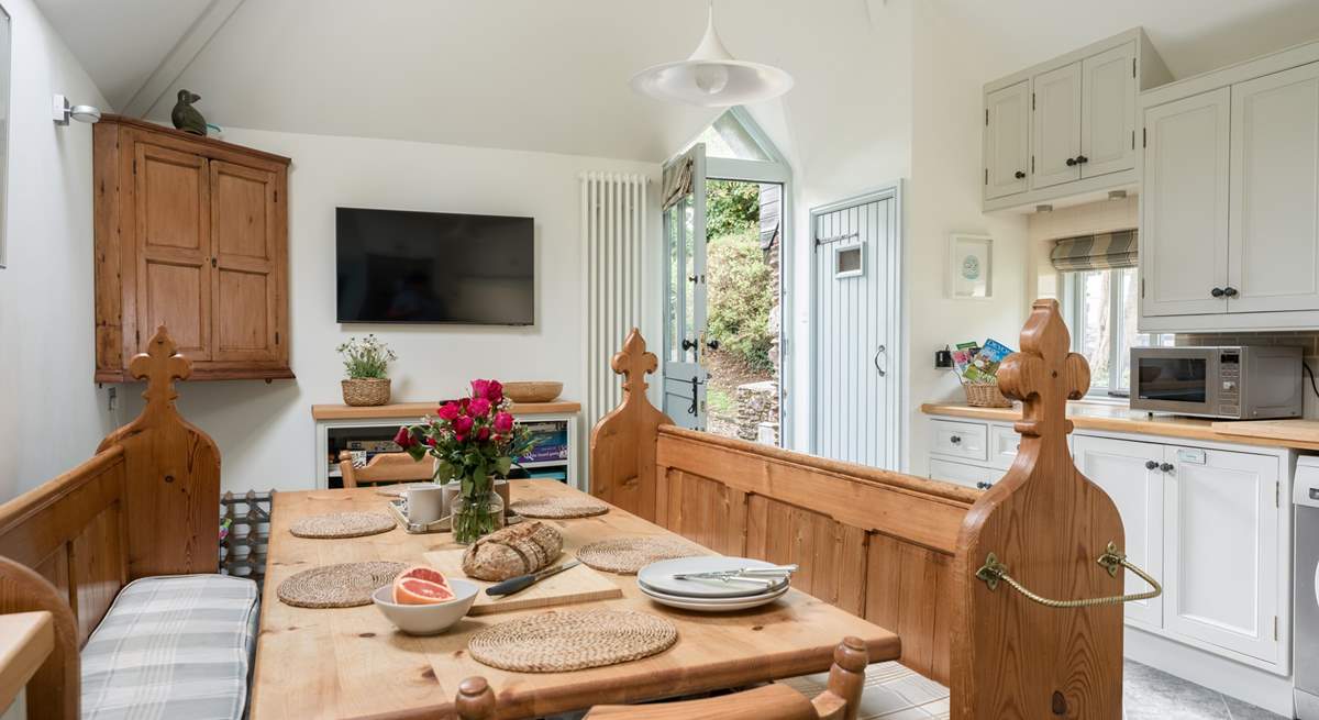 Take a pew and gather round for a family feast.