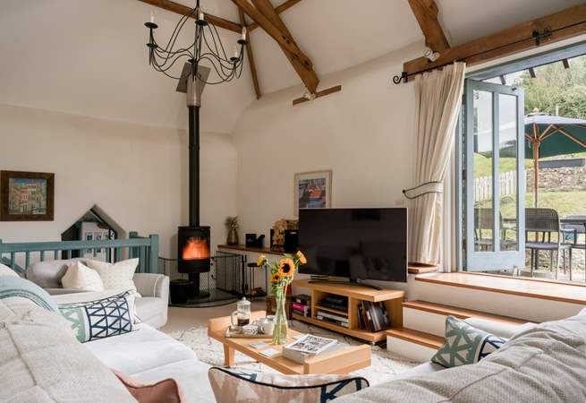 Step outside to your patio and garden.