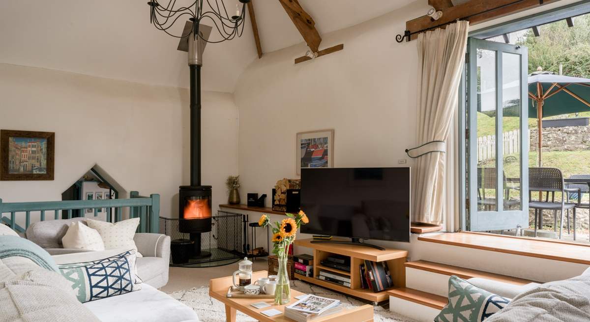 Step outside to your patio and garden.