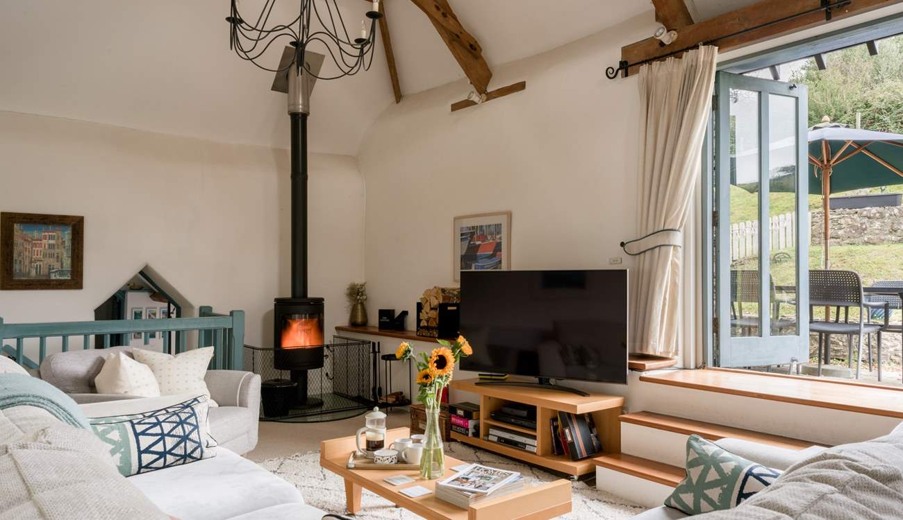 Step outside to your patio and garden.