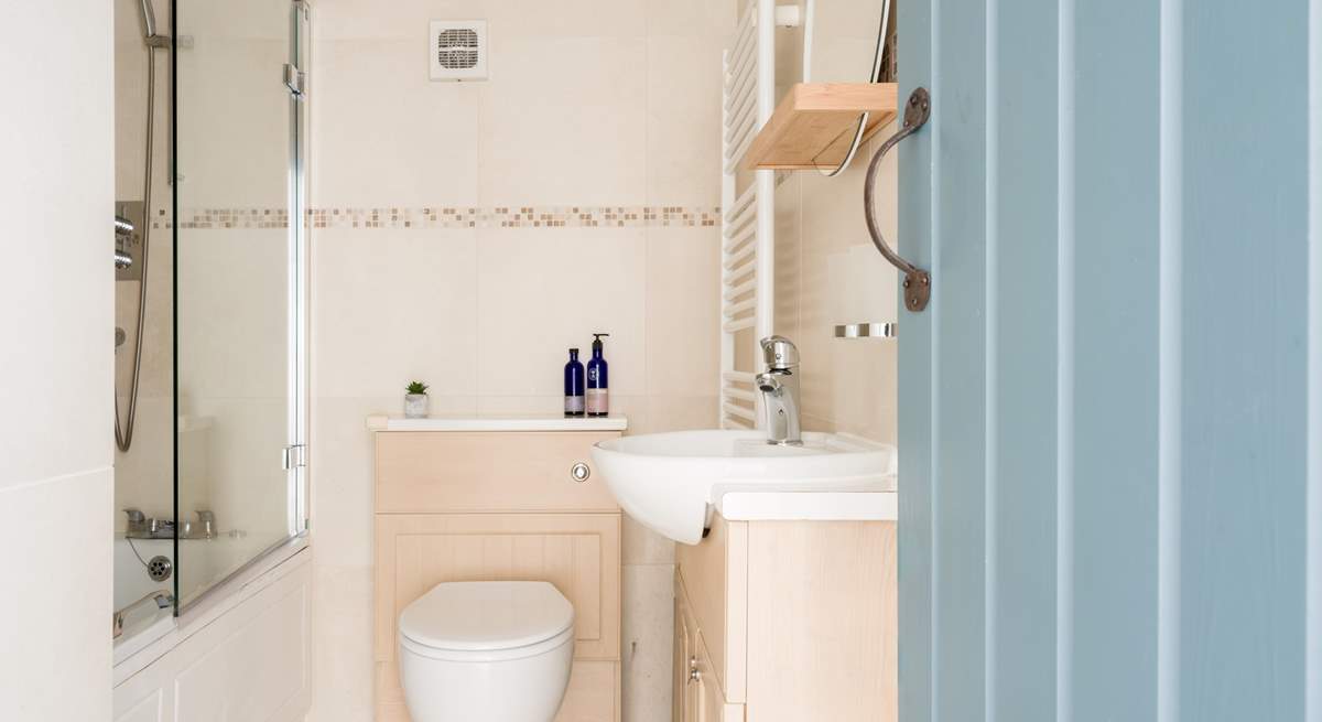 The family bathroom on the ground floor - perfect for washing off those sandy toes.