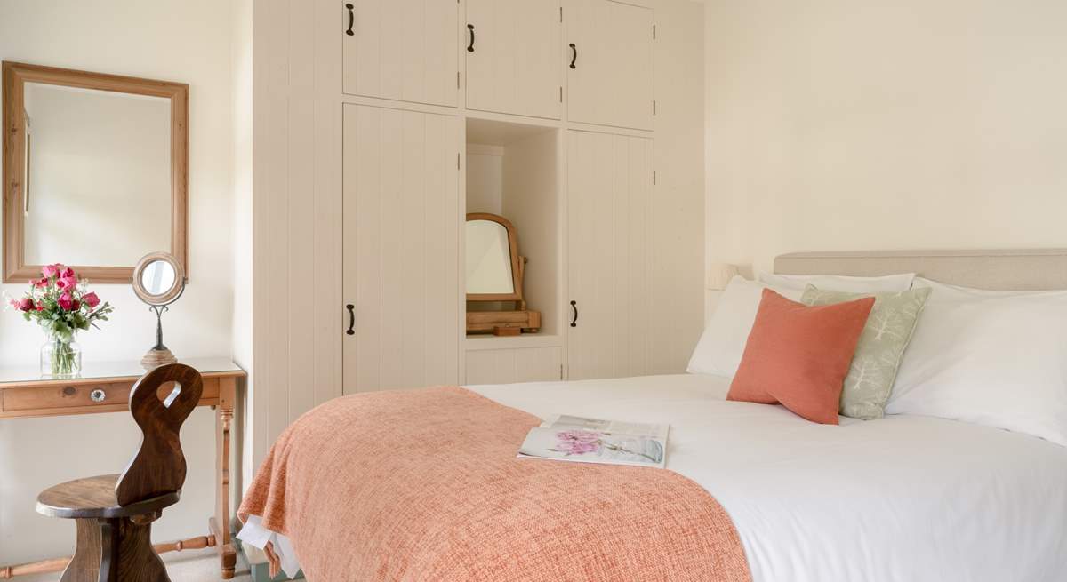 Bedroom 2 has a double bed and can be found on the ground floor.