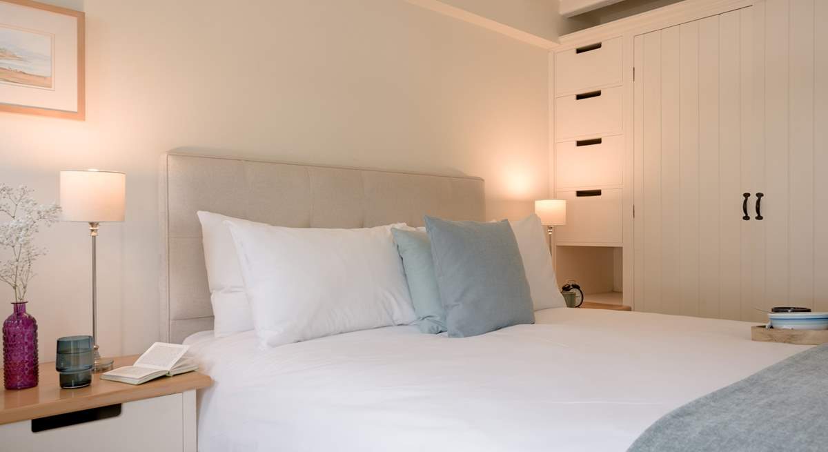 Plentiful storage for your holiday wardrobe.