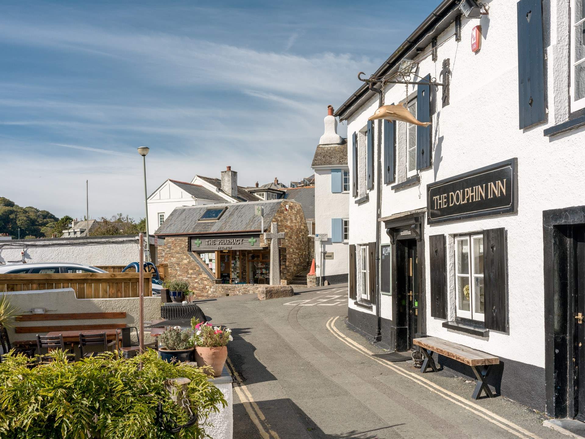 The perfect spot for a drink looking over the estuary.