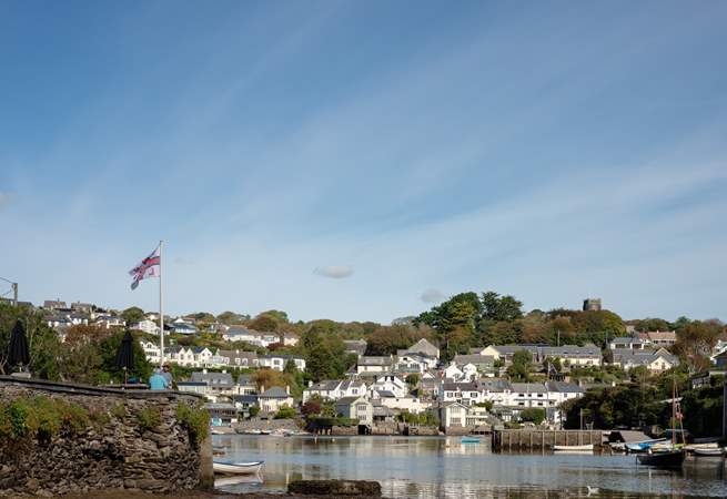 The village of Newton Ferrers sits on the banks of the Yealm estuary.