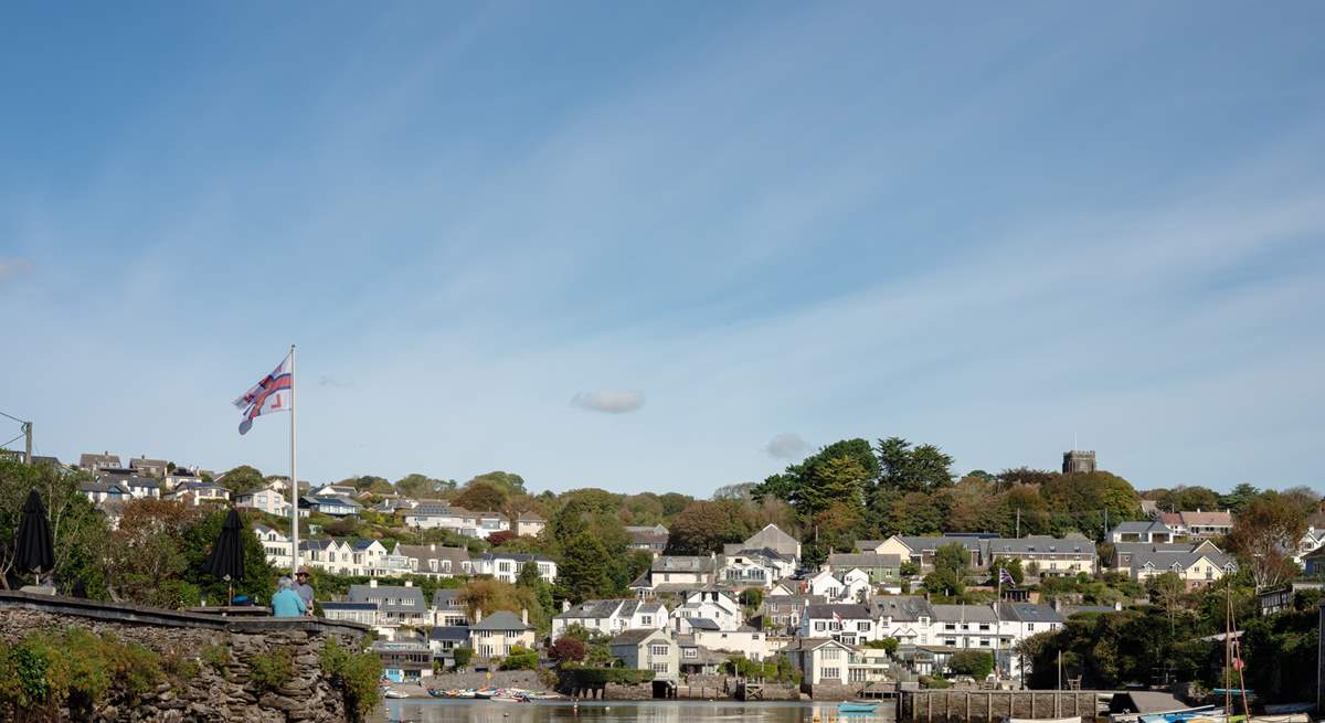 The village of Newton Ferrers sits on the banks of the Yealm estuary.