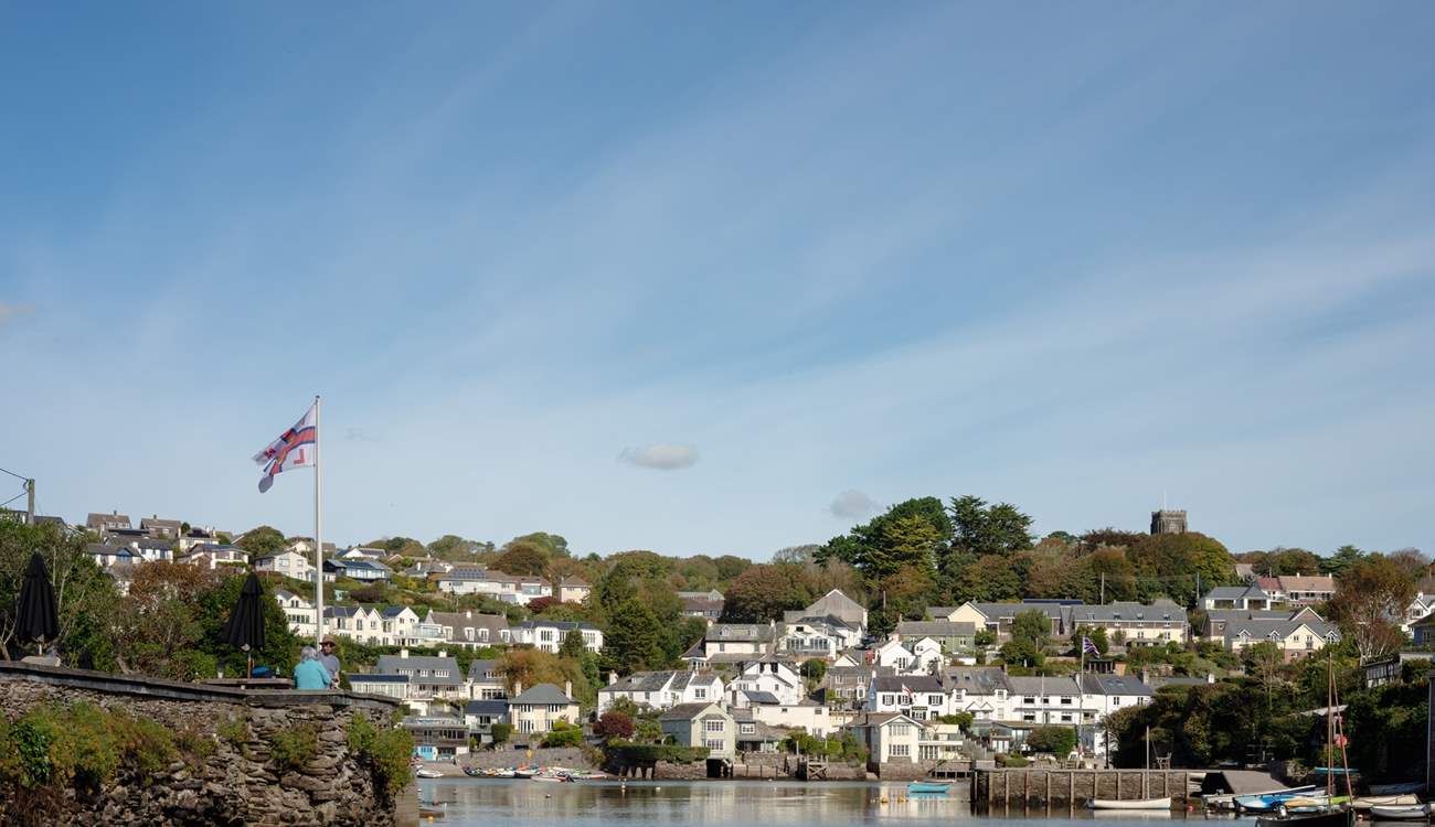 The village of Newton Ferrers sits on the banks of the Yealm estuary.