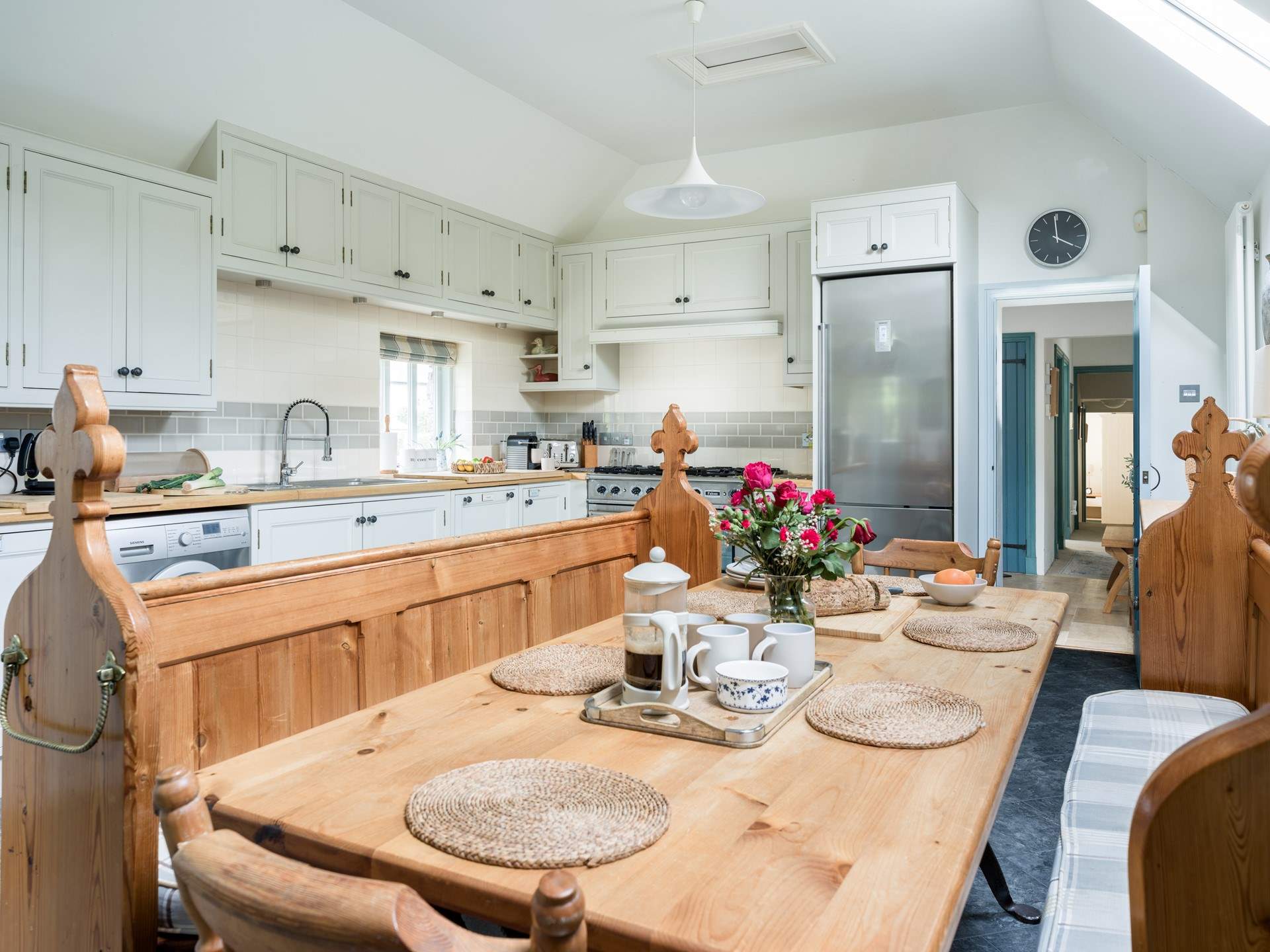 The fully equipped kitchen has everything you will need.