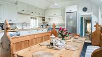 The fully equipped kitchen has everything you will need.
