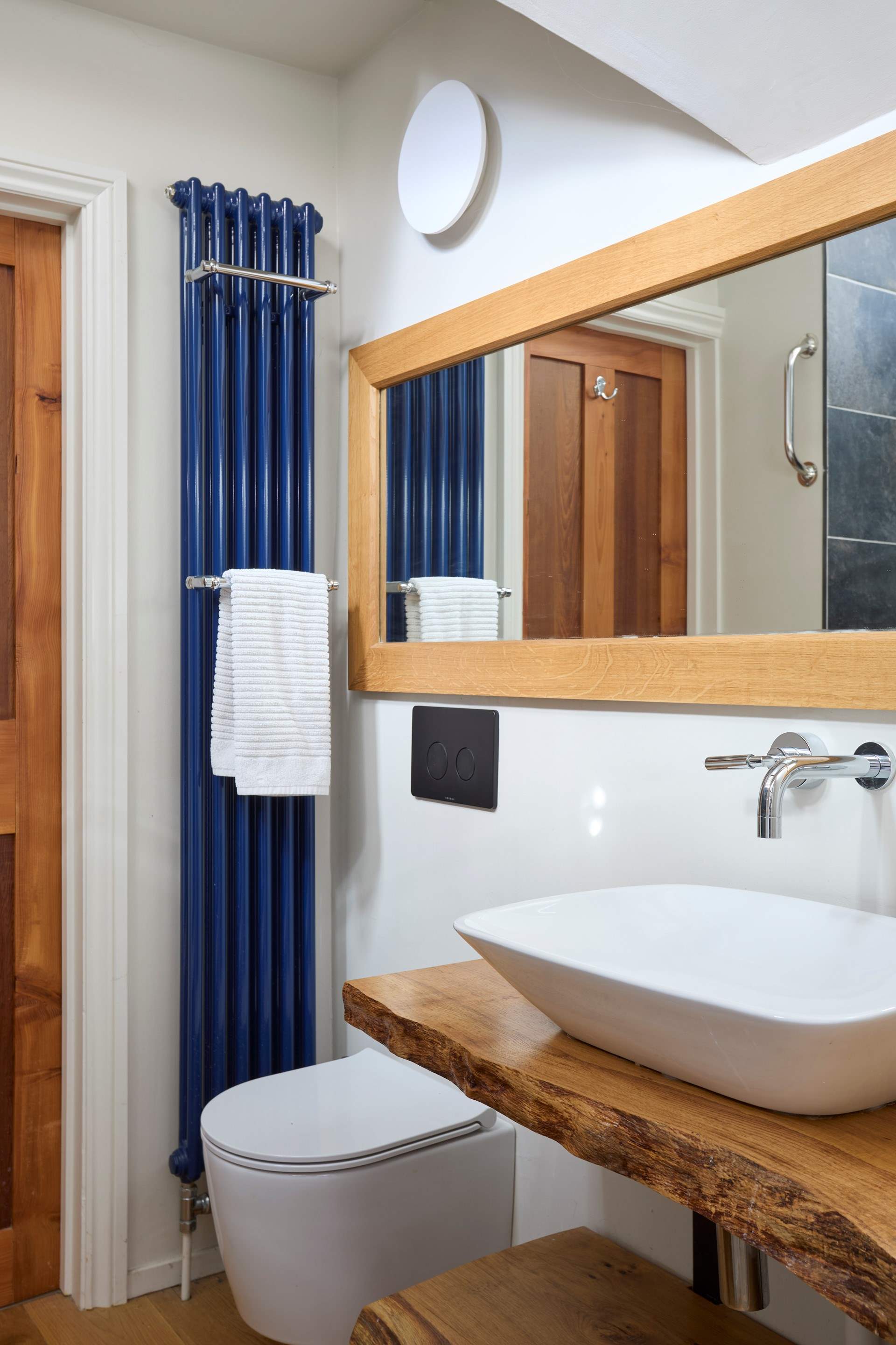 Take a refreshing shower to start the day.