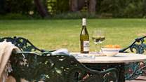 Perfect for an evening drink or dining al fresco.