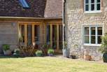 The garden offers a choice of sunny and shady areas to suit everyone.