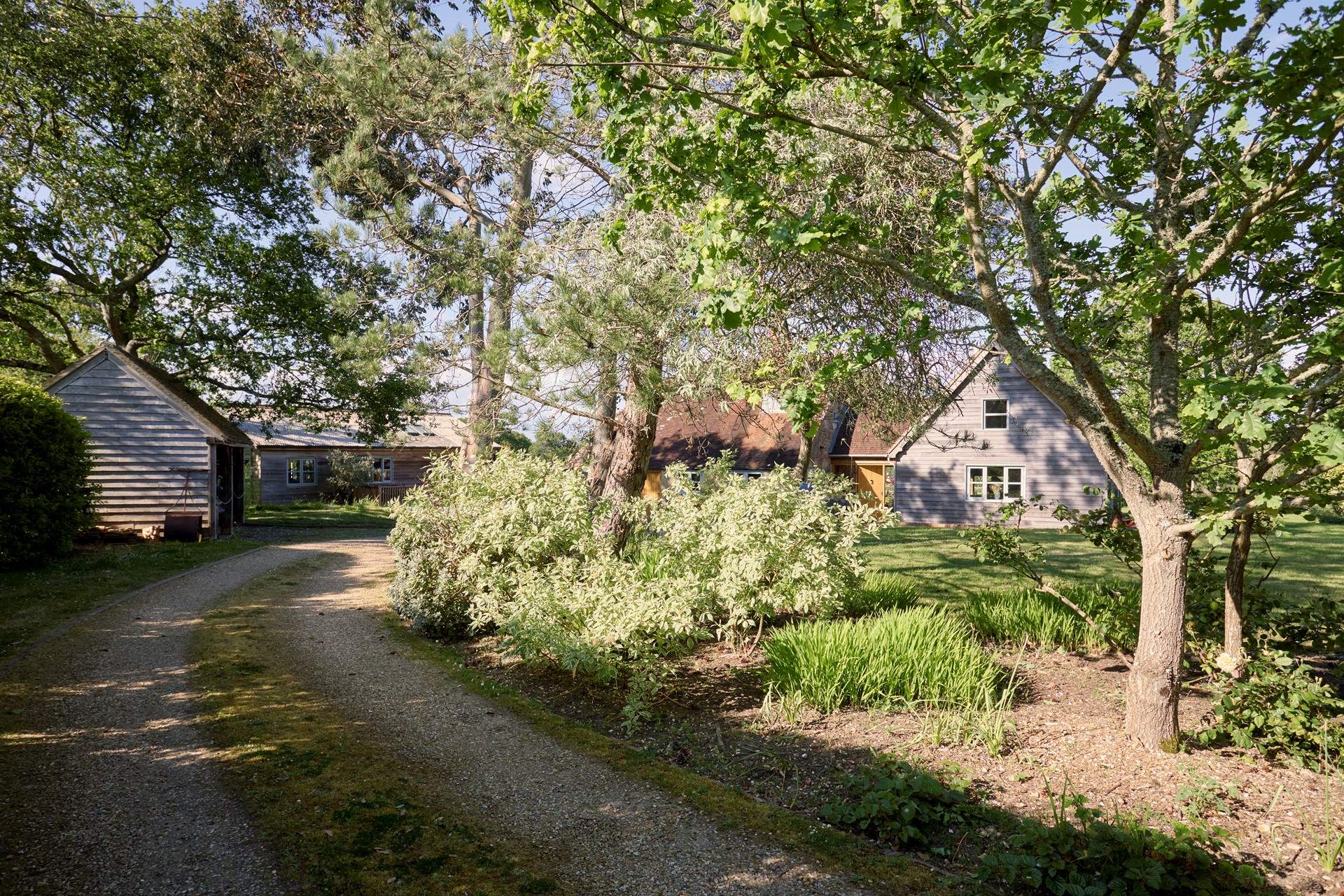 The drive leads to this stunning cottage that you will not want to leave.