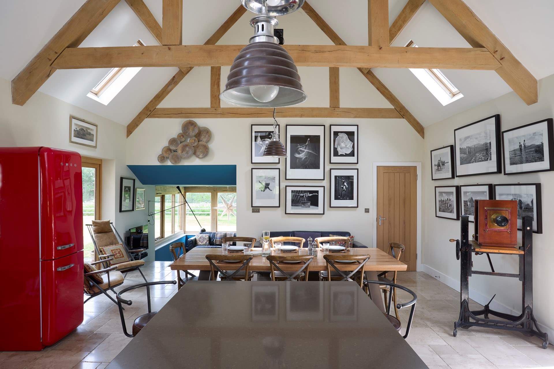 The extended part of the property is open plan making this a great space for entertaining.