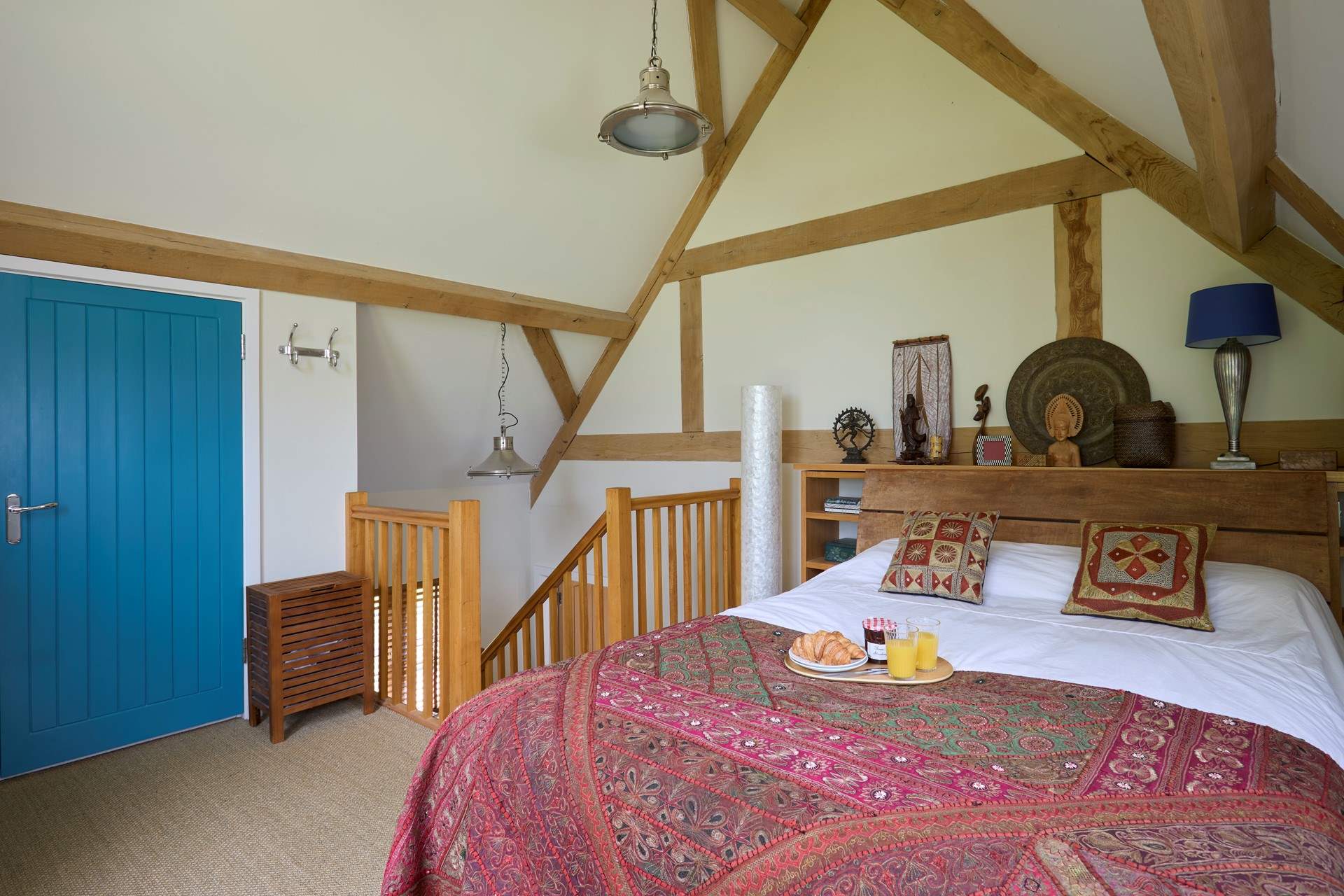 Bedroom 1 with king-size double bed.