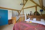 Principal bedroom with king-size double bed.