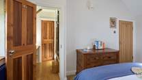 This shower-room can be accessed by both bedrooms 2 and 3 - please note there is a large moveable step to help you access the shared shower (as shown in photo).