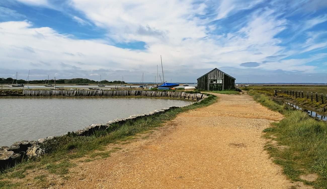 Newtown National Nature Reserve is under a mile away and is perfect for a nice walk and a spot of bird watching.