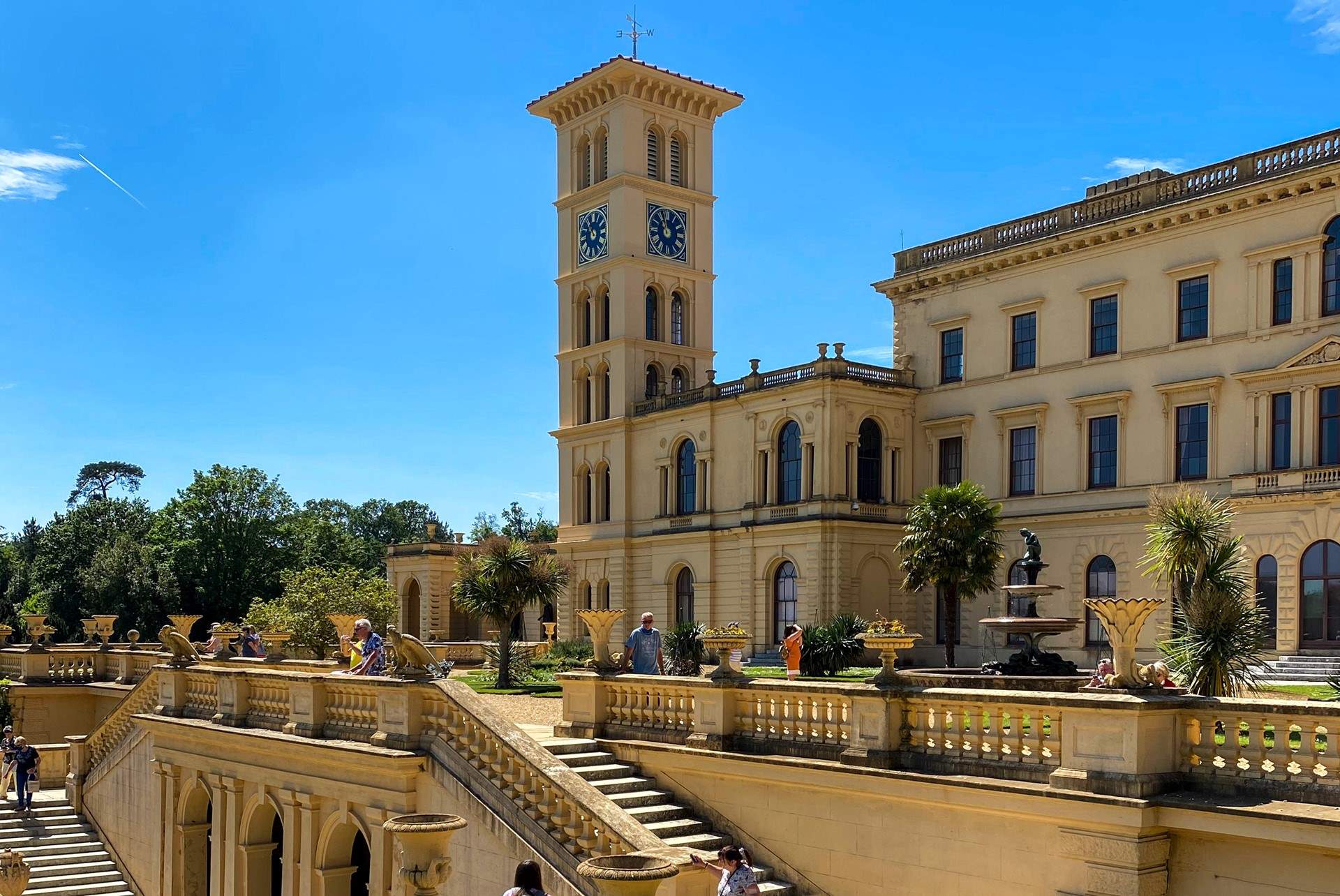 Osborne House, the former home of Queen Victoria and Prince Albert.