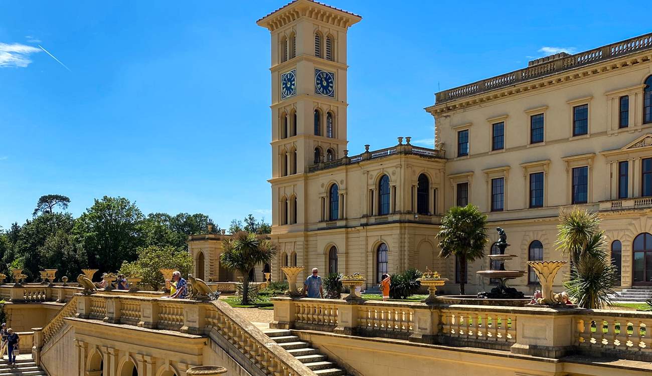 Osborne House, the former home of Queen Victoria and Prince Albert.